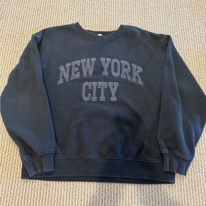 H&M New York City Crewneck- Dark Navy